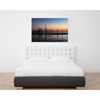 Плакат "34;Просто Постер "34; Закат на пристани 90x120 в подарочном тубусе 779152966911
