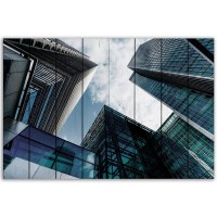 Картина Дом Корлеоне Небоскребы Лондона 60х90 см