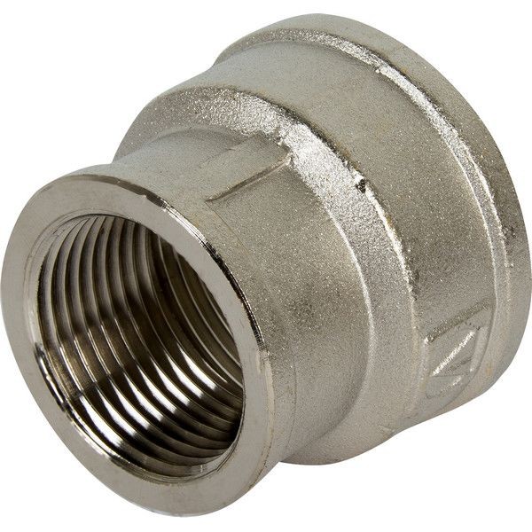 Муфта переходная Valtec, внутренняя-внутренняя резьба, 1 1/4 "34;х1 "34;, никелированная латунь VTr.240.N.0706