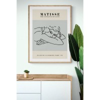 Постер "34;Просто Постер "34; Анри Матисс - выставочный Постер-3 40x50 в раме Металл