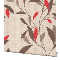 Обои виниловые Home Color Algae бежевые 0.53 м 11027-28