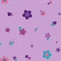 Виниловые обои York Wallcoverings фиолетовые DS7680 0.52 м