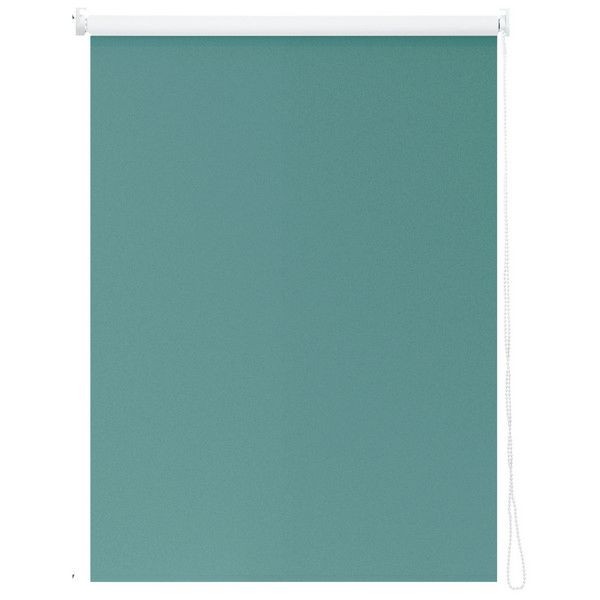 Штора рулонная блэкаут Inspire Santos 50x160 см бирюзовая