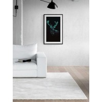 Постер "34;Просто Постер "34; Графический олень 50x70 в раме Металл