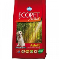 Сухой корм для собак средних пород FARMINA Ecopet Natural Adult Medium 12 кг