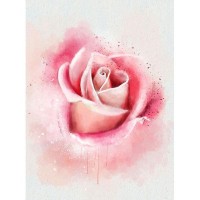 Фотообои Divino Decor Роза живопись D-081 200х270 см