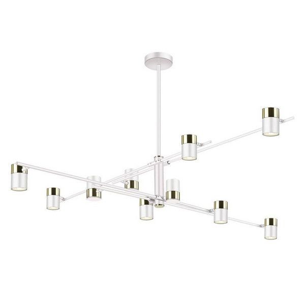 Люстра подвесная Lumien Hall Sauris LH8020/10P-WT-GD GU10 10 ламп
