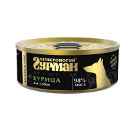 Консервы для собак ЧЕТВЕРНОГИЙ ГУРМАН Голден Курица натуральная в желе 100 г