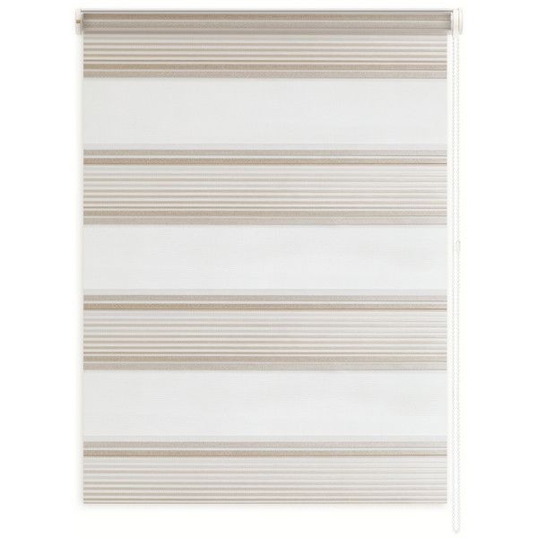 Штора рулонная день-ночь Miamoza Verona 50x160 см белая
