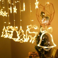 Электрогирлянда комнатная Cadena «Звезды и фигурки» 2.5 м 138 LED тёплый белый IP44