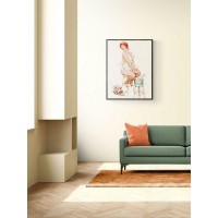Постер "34;Просто Постер "34; Чистка лука 60x90 в раме Металл