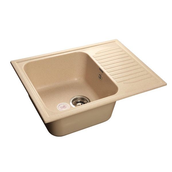 Кухонная мойка GranFest S-645 L STANDARTS-645 L беж