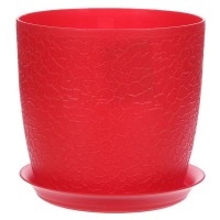 Кашпо Idea Верона o16 h14.5 см v2.3 л пластик красный