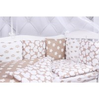 Комплект постельного белья AmaroBaby Soft в кроватку, бязь 15 предметов