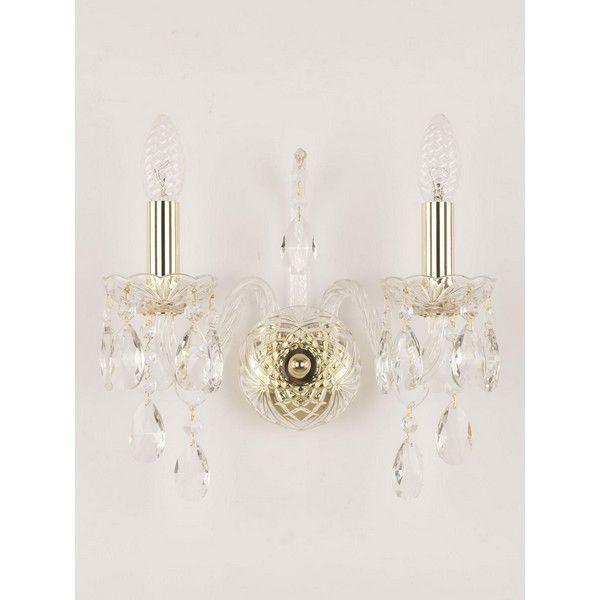 Настенный светильник Bohemia Ivele Crystal 105B.2.141.G E14 цвет золотой