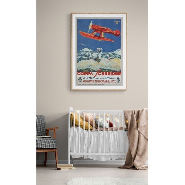 Плакат "34;Просто Постер "34; Кубок Шнейдера 90x120 в подарочном тубусе 687468215821