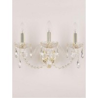 Настенный светильник Bohemia Ivele Crystal 101B.3.165.G E14 цвет золотой