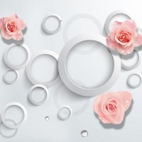 Фотообои Divino Decor Бутоны роз H-083 300х270 см
