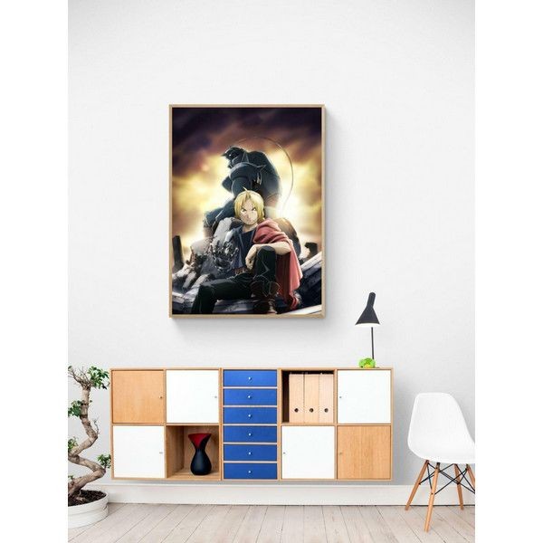 Плакат "34;Просто Постер "34; Стальной Алхимик 50x70 в раме 418282911361
