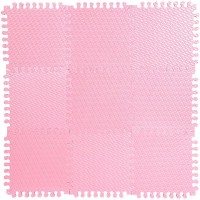 Пол мягкий «Треугольник», ЭВА, 33x33 см, цвет светло-розовый