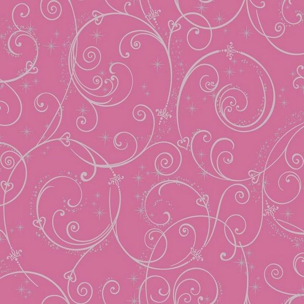 Виниловые обои York Wallcoverings розовые DS7863 0.68 м