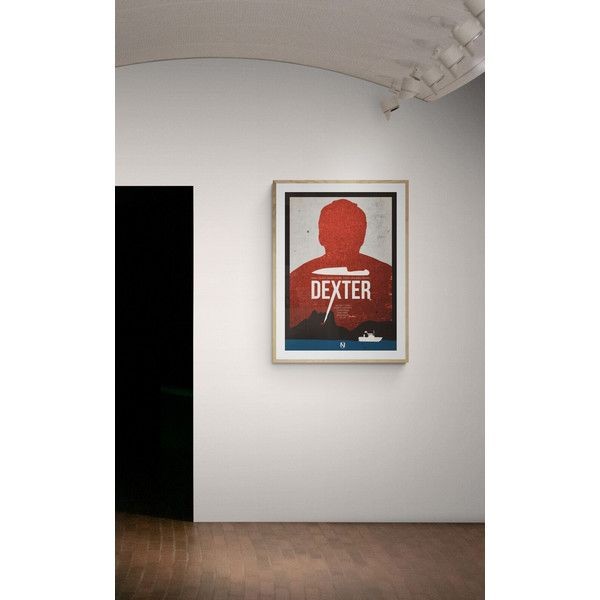Постер "34;Просто Постер "34; Афиша для сериала Декстер 40x50 в раме Металл