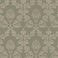 Обои флизелиновые Rasch Gentle Elegance 2016 зелёные 0.53 м 725889