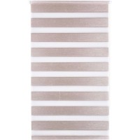 Штора рулонная день-ночь Miamoza Blackout 60x160 см, цвет молочный