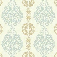 Виниловые обои York Wallcoverings голубые WB5437 0.68 м