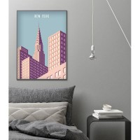 Плакат "34;Просто Постер "34; New York City 90x120 в подарочном тубусе 162682273971