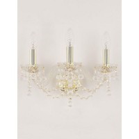 Настенный светильник Bohemia Ivele Crystal 108B.3.141.G E14 цвет золотой