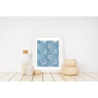 Плакат "34;Просто Постер "34; Синяя календула 90x120 в подарочном тубусе 705037634621