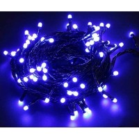Электрогирлянда наружная «Нить» 28 м 400 LED синий 8 режимов