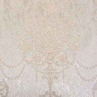 Ткань жаккард 280 см цвет молочный