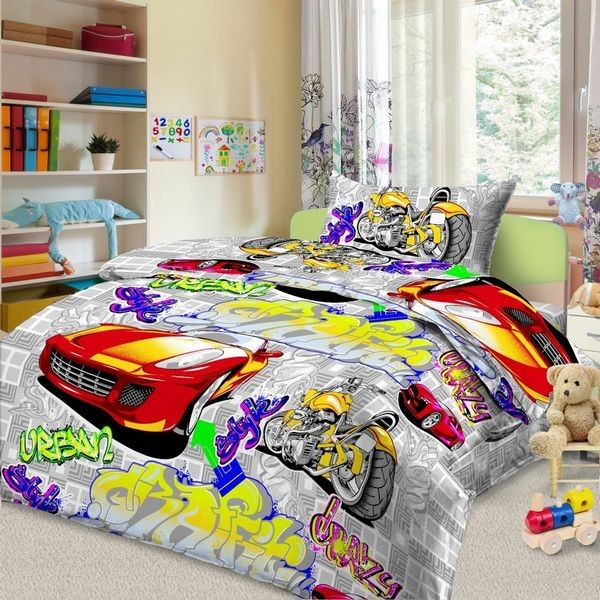 Комплект постельного белья Letto «Традиция» полутораспальный, бязь