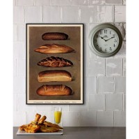 Плакат "34;Просто Постер "34; Хлеб насущный 90x120 в подарочном тубусе 981157043381