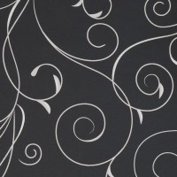 Обои флизелиновые Мир Авангард Swirl чёрные 1.06 м 11-152-06