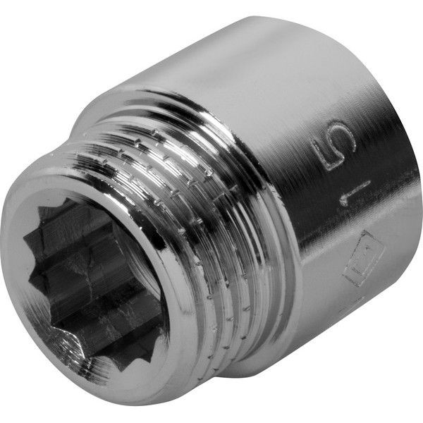 Удлинитель, 1/2 "34;x15 мм, цвет хром