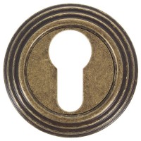 Накладка на цилиндр EDS-SC V001 AGED BRONZE, цвет античная бронза