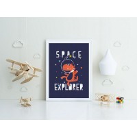 Плакат "34;Просто Постер "34; Space Explorer 90x120 в подарочном тубусе 626833745551