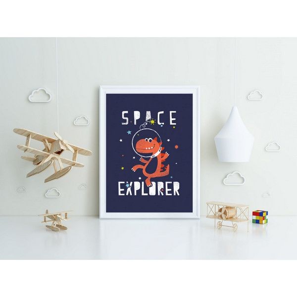 Плакат "34;Просто Постер "34; Space Explorer 90x120 в подарочном тубусе 626833745551
