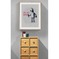 Плакат "34;Просто Постер "34; Futurama : Футурама - Бендер 90x120 в подарочном тубусе 458792280851
