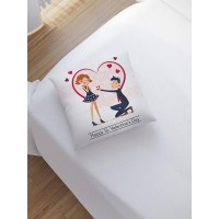 Декоративная наволочка JoyArty Предложение руки и сердца sl_91989, 45х45 см