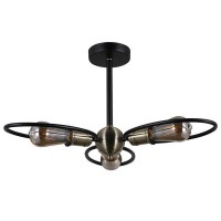 Люстра потолочная Seven Fires Graniti SF4012/3C-BK-AB E27 3 лампы 9 м²