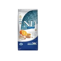 Сухой корм для кошек всех пород FARMINA N&D Adult Cat Ocean Codfish Spelt Oats&Orange Треска Спельта Овес Апельсин 5 кг