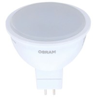 Лампа светодиодная Osram, GU5.3, 3.4 Вт, 300 Лм, свет холодный белый, матовая колба