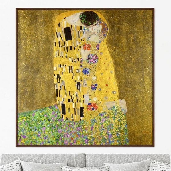 Картина Картины в Квартиру The Kiss KVK1-225319279, 105х105 см