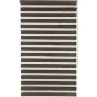 Штора рулонная день-ночь Miamoza Blackout Rain 55x160 см, цвет коричневый