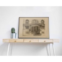 Плакат "34;Просто Постер "34; Старое такси в Чикаго 90x120 в подарочном тубусе 982628167421