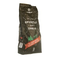 Брикеты топливные, древесноугольные, 2 кг.
